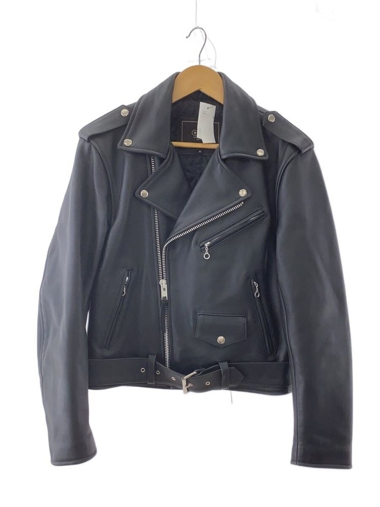 Storm Single Riders Jacket/M/Leather/Blk/Plain 3478