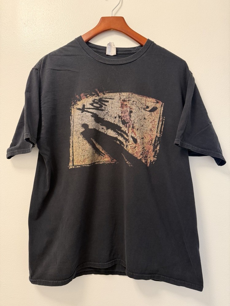 VTG Korn Self Titled Album Shirt Men's XL Band Tee Nu Punk Metal Distressed Y2K