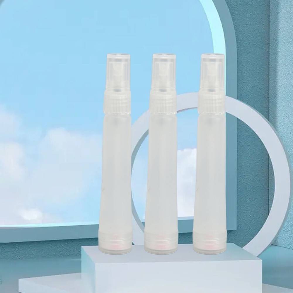 3 Pack 10ml Clear Refillable Perfume Spray Bottles with Fine Mist