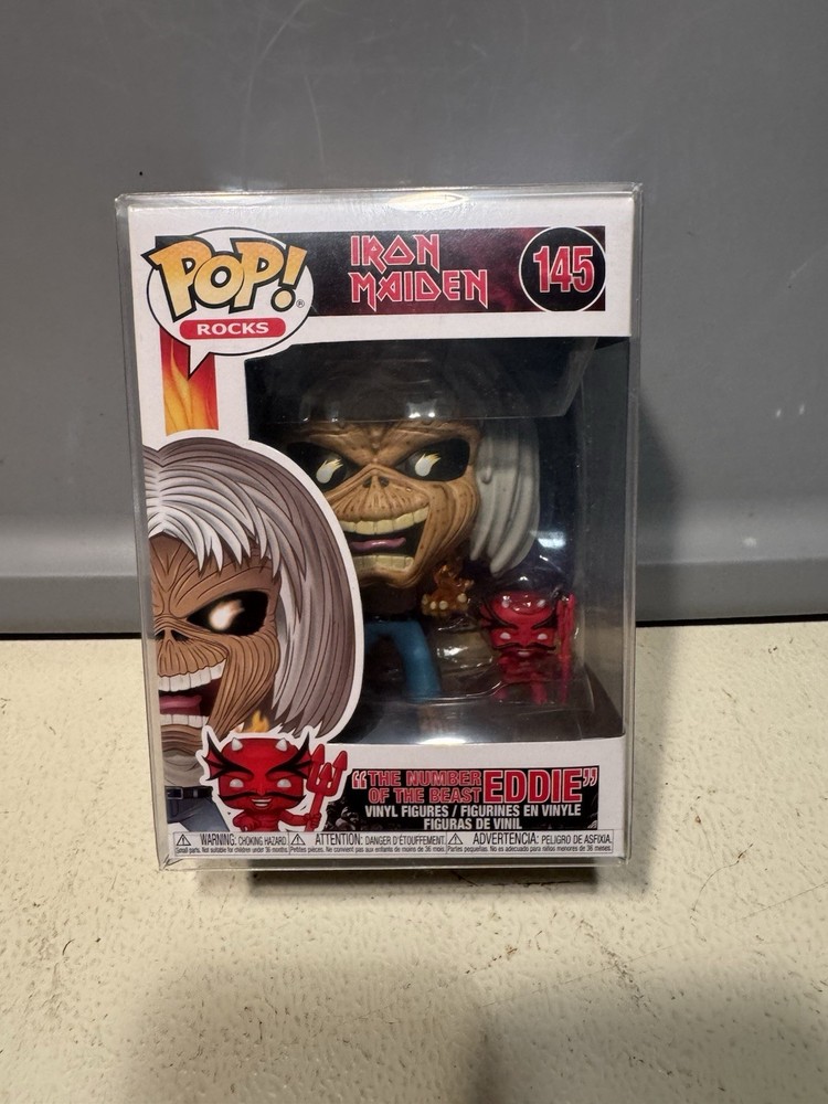 Funko Pop! Rocks Iron Maiden Vinyl Figure Eddie, the Number of the Beast #145