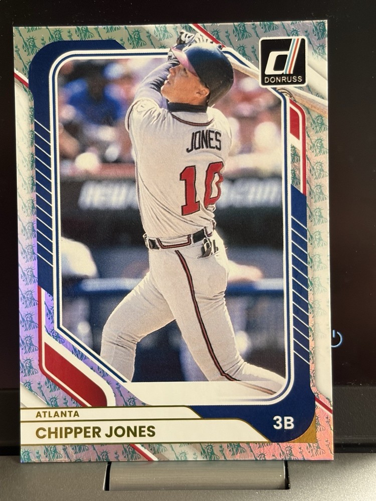 2026 Donruss Baseball Liberty Foil Parallel Exclusive Chipper Jones