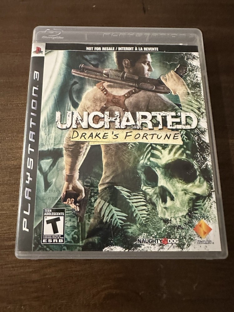 Uncharted: Drake's Fortune (Sony PlayStation 3, 2007) PS3 CIB Tested