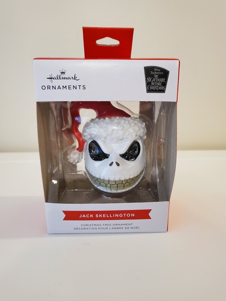 NIB 2022 Hallmark Nightmare Before Christmas Jack Skellington Ornament