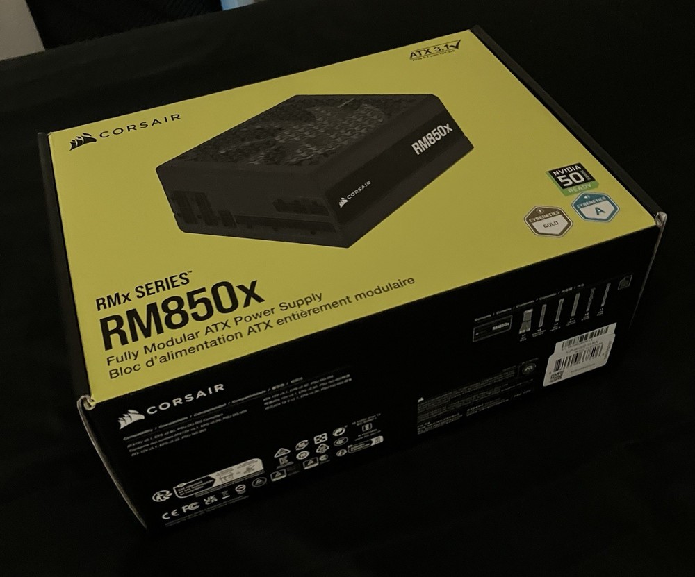 Corsair RM850x 850W Fully Modular ATX 3.1 Power Supply