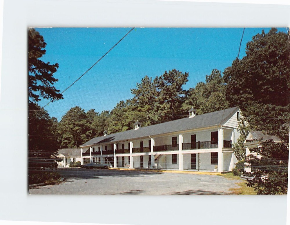 Postcard Whispering Pines Motel Accomac Virginia USA
