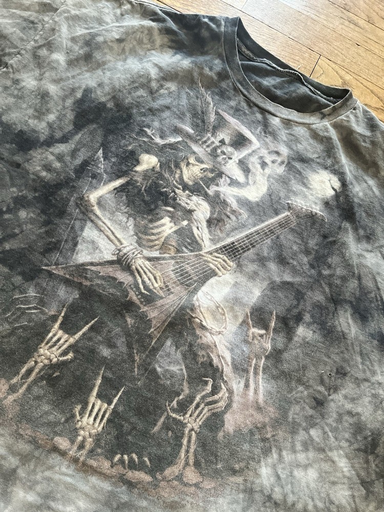 Y2K Vintage Skull T-shirt Excellent Condition Size 3XL FAST SHIPPING