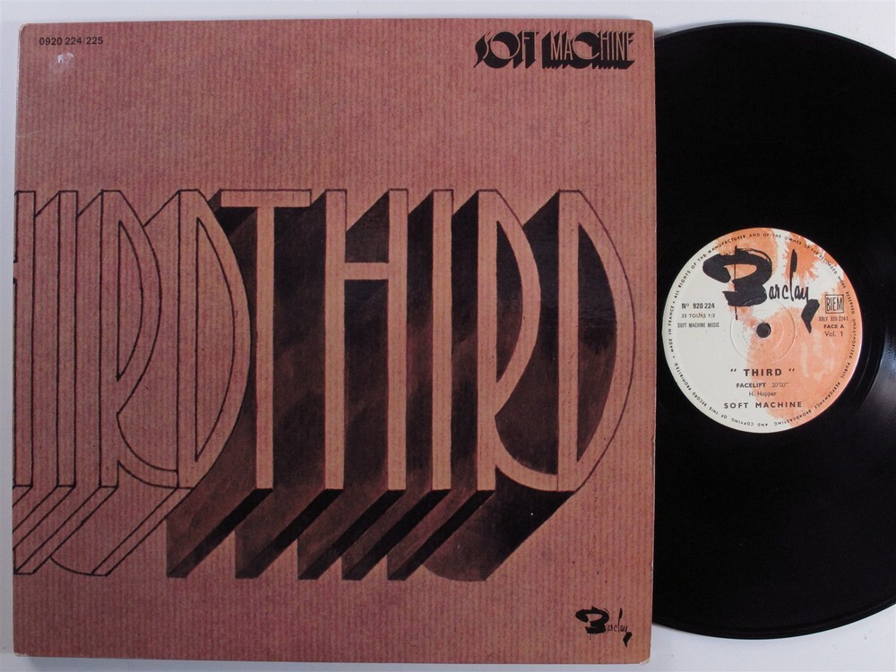 SOFT MACHINE Third BARCLAY 2XLP france gatefold d