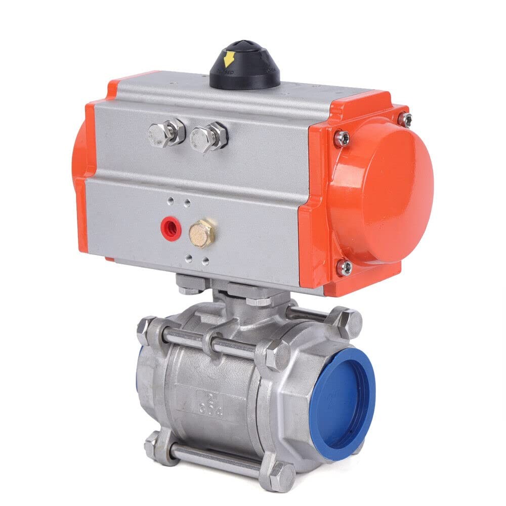 2inch Single Acting Pneumatic Ball Valve Air Actuated Ball Valve Stainless Steel