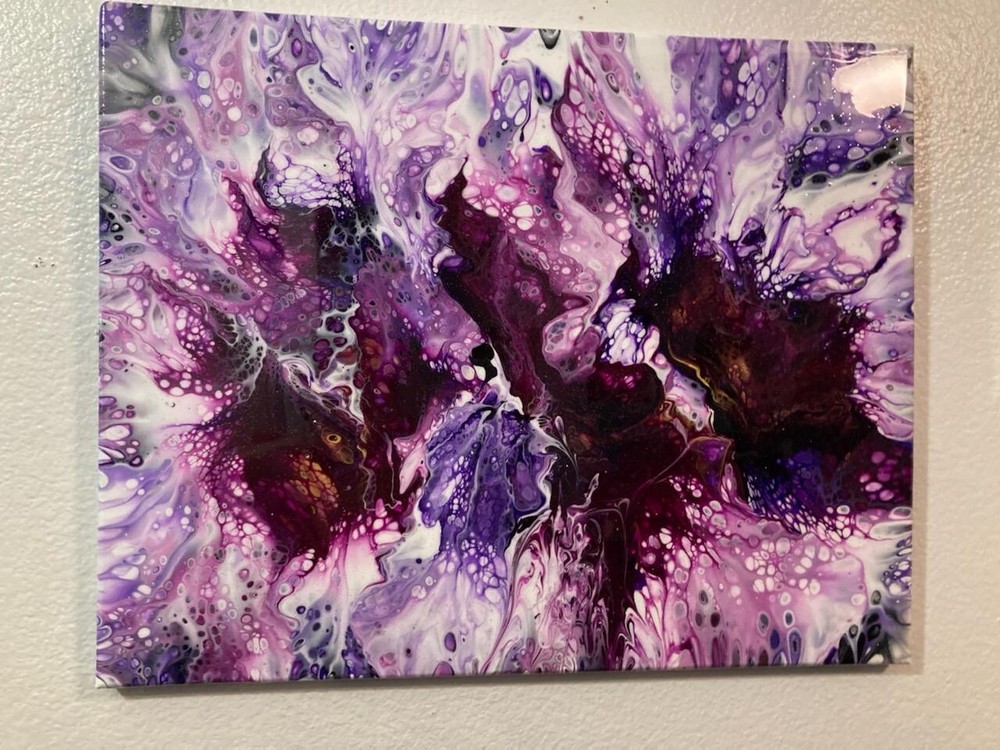 Abstract Art Acrylic Fluid Art Painting Contemporary Painting on canvas 16x20-image