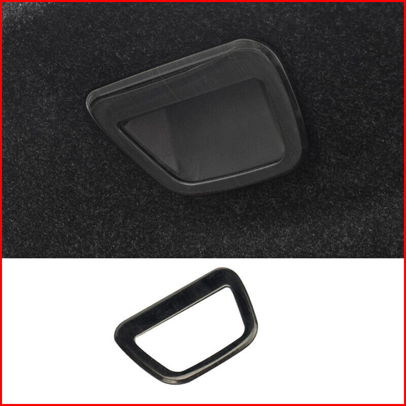 For Volvo S60 2012-2020 Black titanium trunk handle cover trim 1pcs
