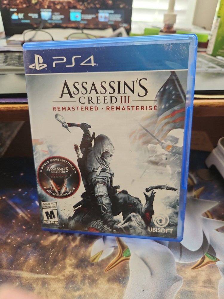 Ubisoft Assassin's Creed III Remastered PS4 NO BONUS GAME