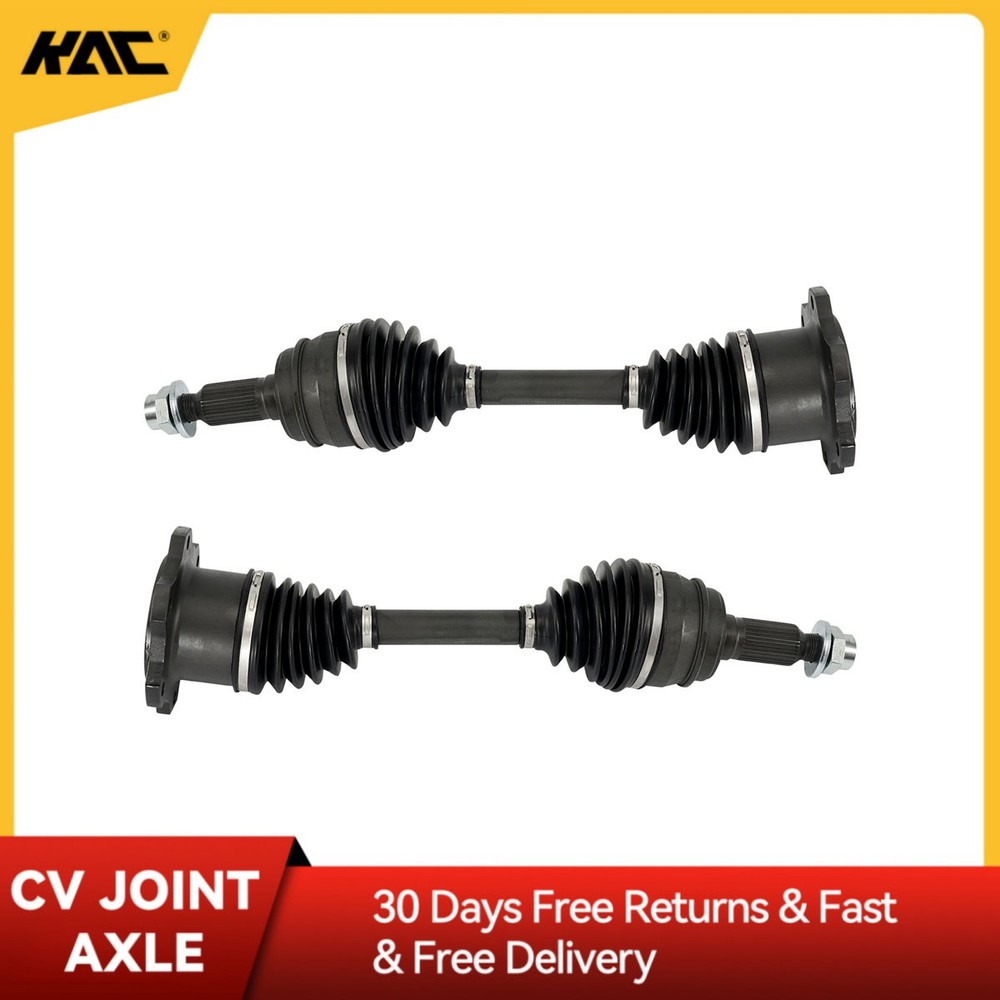 Pair Front CV Axle Shaft Assembly for 00-06 Chevy Tahoe 1999-06 GMC Sierra 1500