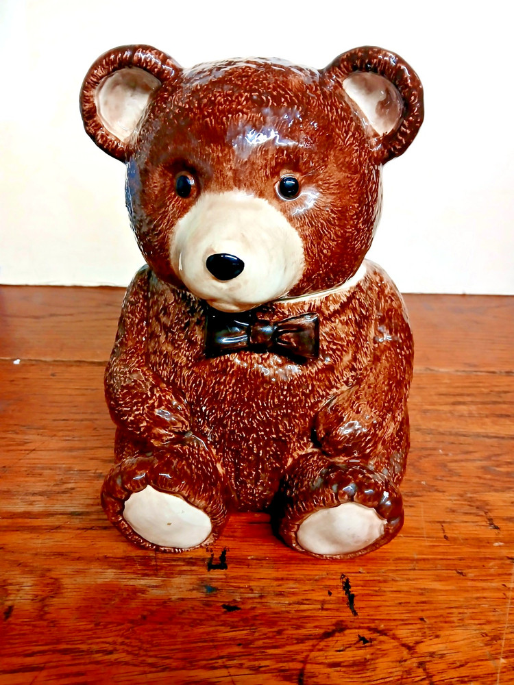 Vintage Otagiri Teddy Bear COOKIE JAR