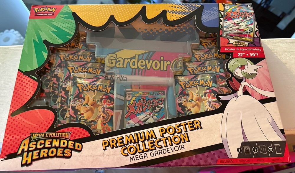 Pokémon Mega Evolution Ascended Heroes Premium Poster Collection Mega Gardevoir