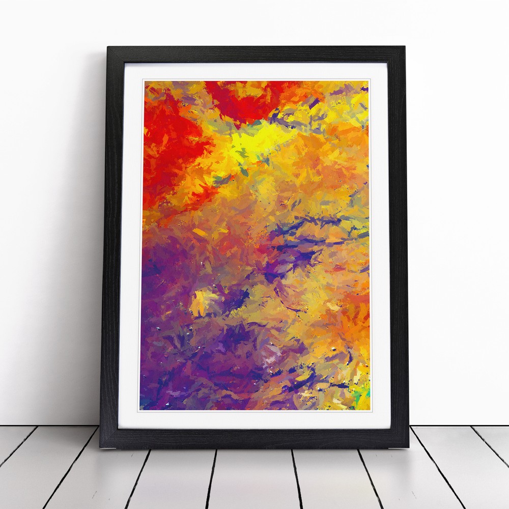 Truth Telling Abstract Wall Art Print Framed Canvas Picture Poster Decor