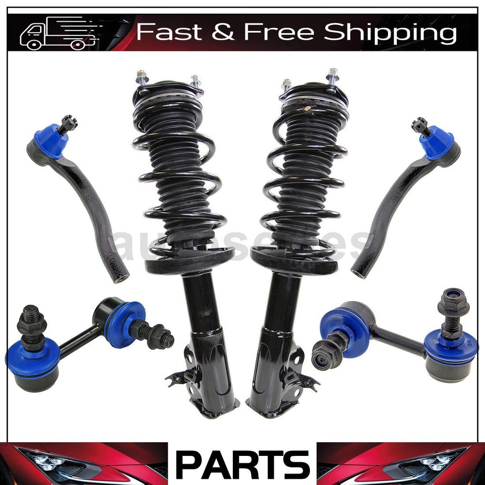 6pc Tie Rod Sway Bar Link Strut Assembly for 2006 Acura CSX