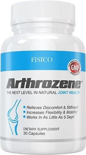 FISICO Arthrozene Natural Joint Health Supplement [30 Capsules] FREE SHIPPING