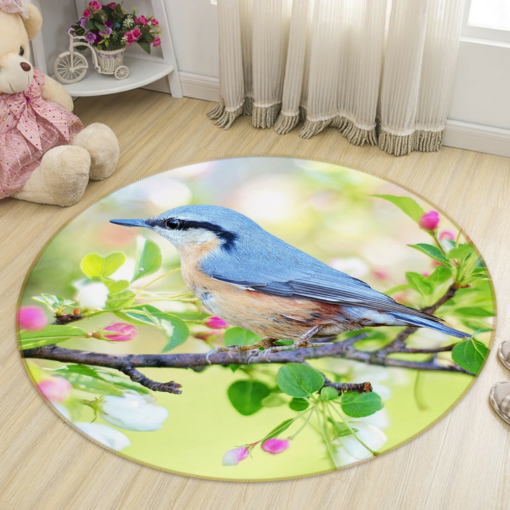 3D Spring Flowering Branch O162 Animal Non Slip Rug Mat Elegant Photo Carpet Fay