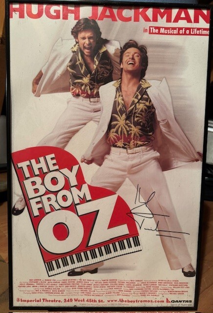 The Boy From Oz Broadway Poster Signed by Hugh Jackman