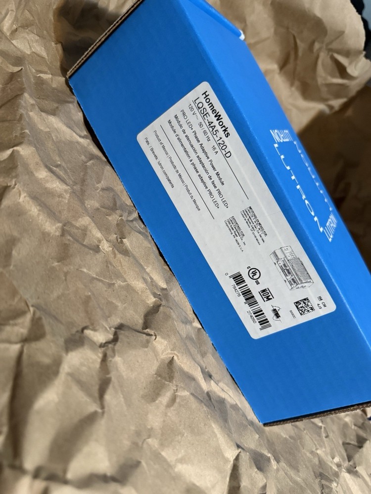 Lutron Homeworks QS Lutron LQSE-4A5-120-D DIN Power Module Brand New
