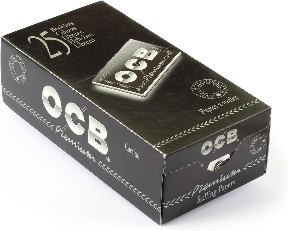 1 Box  Premium Black Double Rolling Paper - 2500 Papers