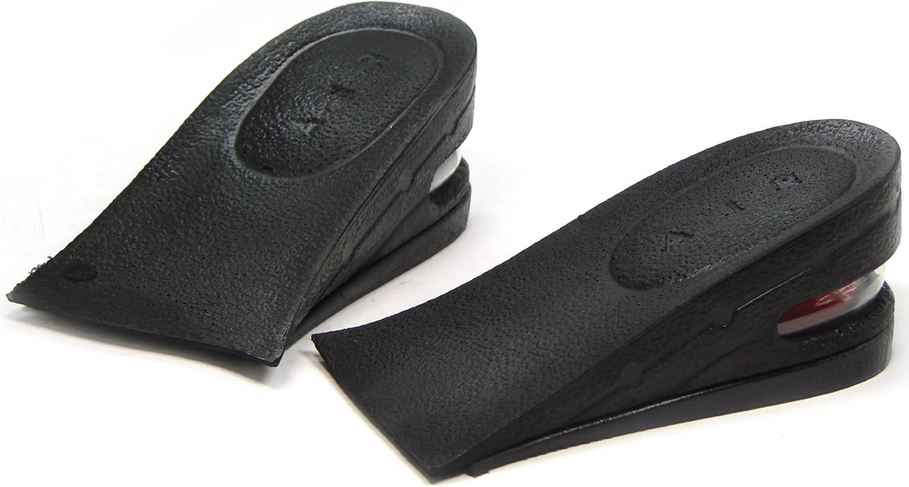 ® 2-Layer Shoe Insoles Height Increase Taller Pad Air Cushion for Men Women B...