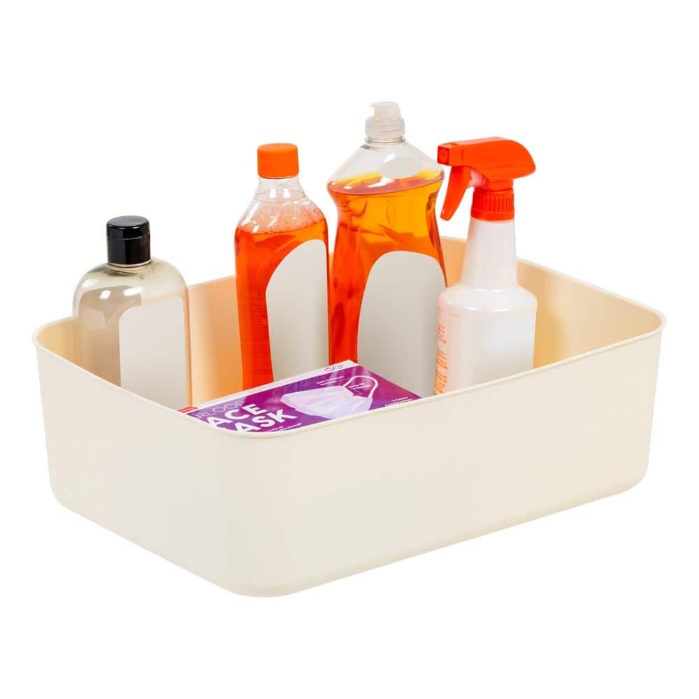 15 Qt Nestable Storage Bins Medium 4-Pack Organizer Set