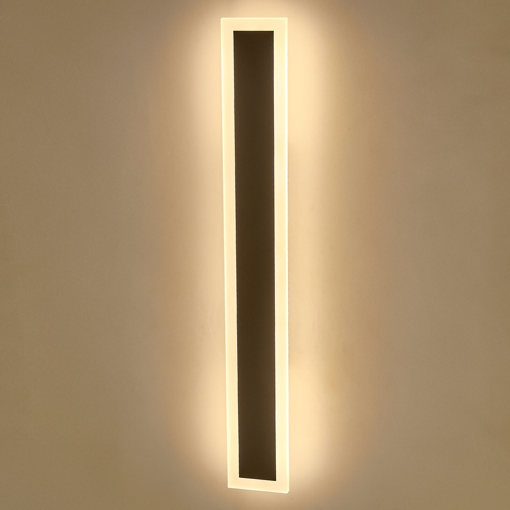 Waterproof LED Wall Sconce Outdoor Modern Strip Light Exterior Lighting