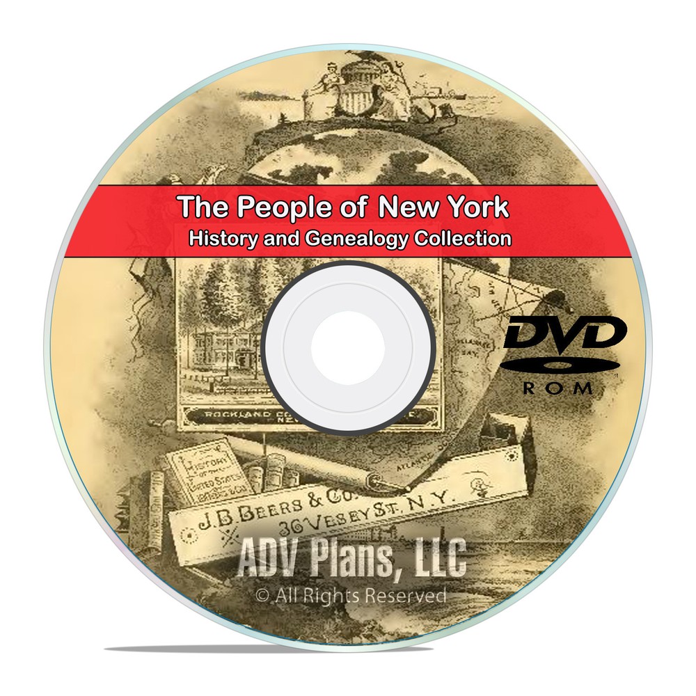 New York NY, People, Civil War History and Genealogy 312 Books DVD CD