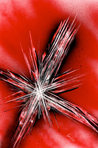 Crystal Meteorite Original Art signed by artist Jason Girard.