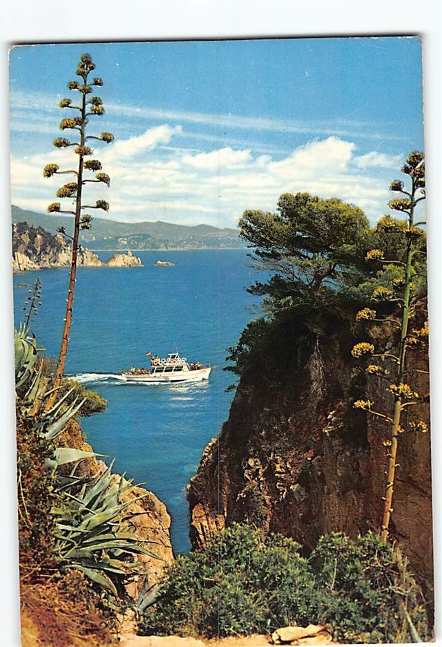 Postcard Cala Blanes Spain