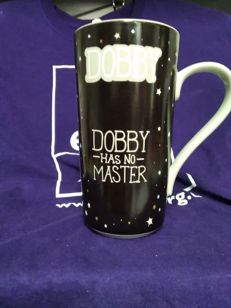 Harry Potter Dobby No Master Tall Coffee Mug  
