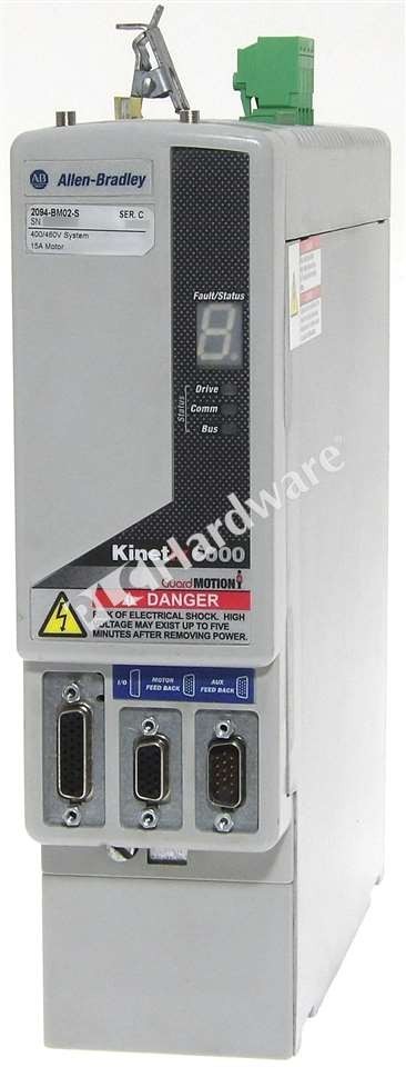 Allen Bradley 2094-BM02-S /C Kinetix 6000 400/460V 15A 6.6kW Safety Axis Module