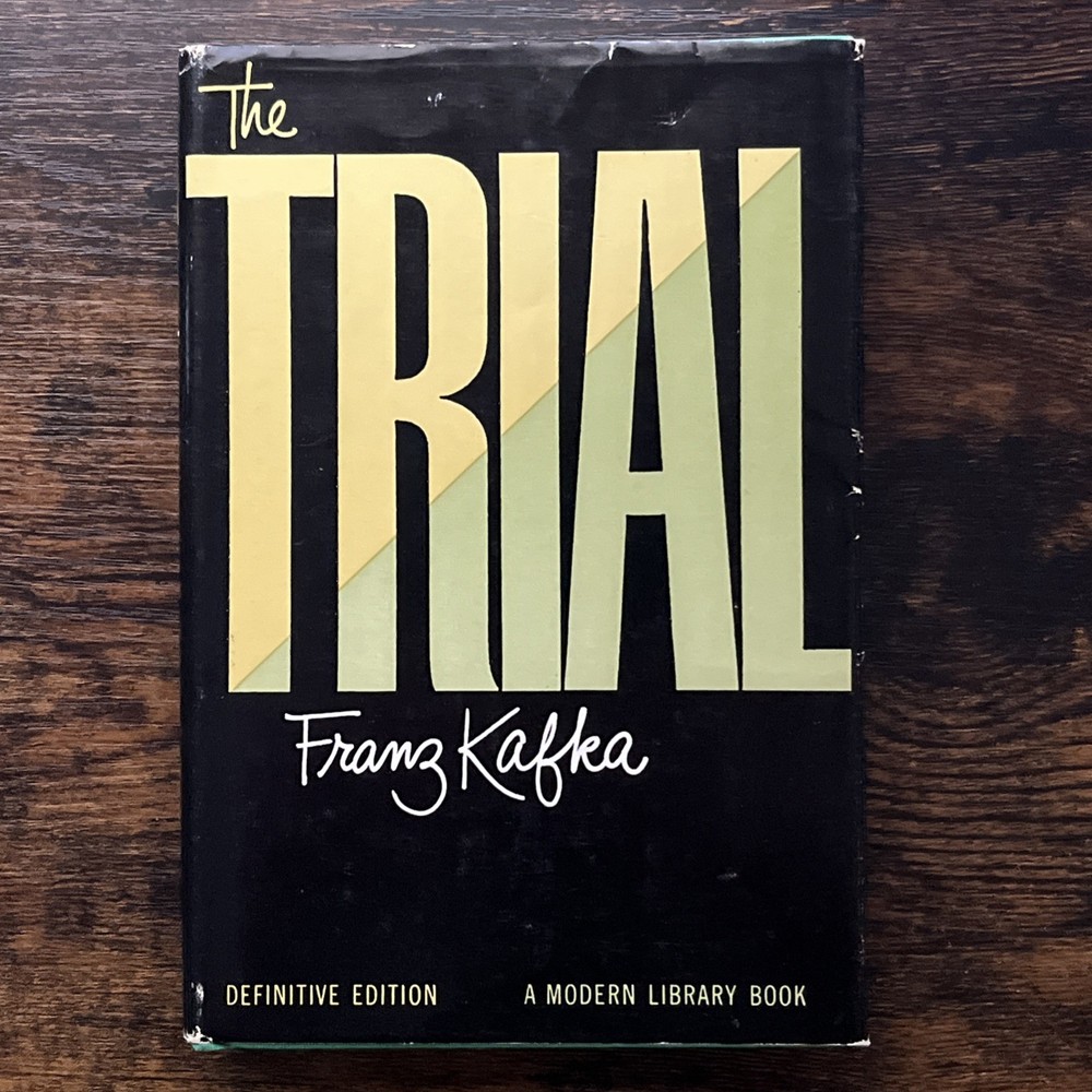 The Trial by Franz Kafka HC/DJ 1956 Modern Library
