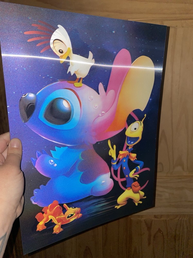 Stitch 3D Lenticular Movie Poster for Disney Fans