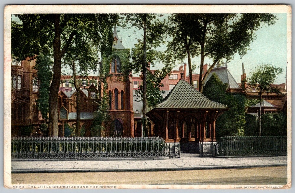 Antique Postcard Church Of The Transfiguration New York, NY 1910s