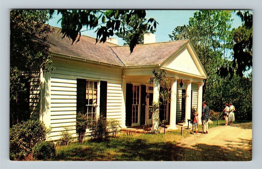 Warm Springs GA-Georgia, The Little White House, Vintage Postcard