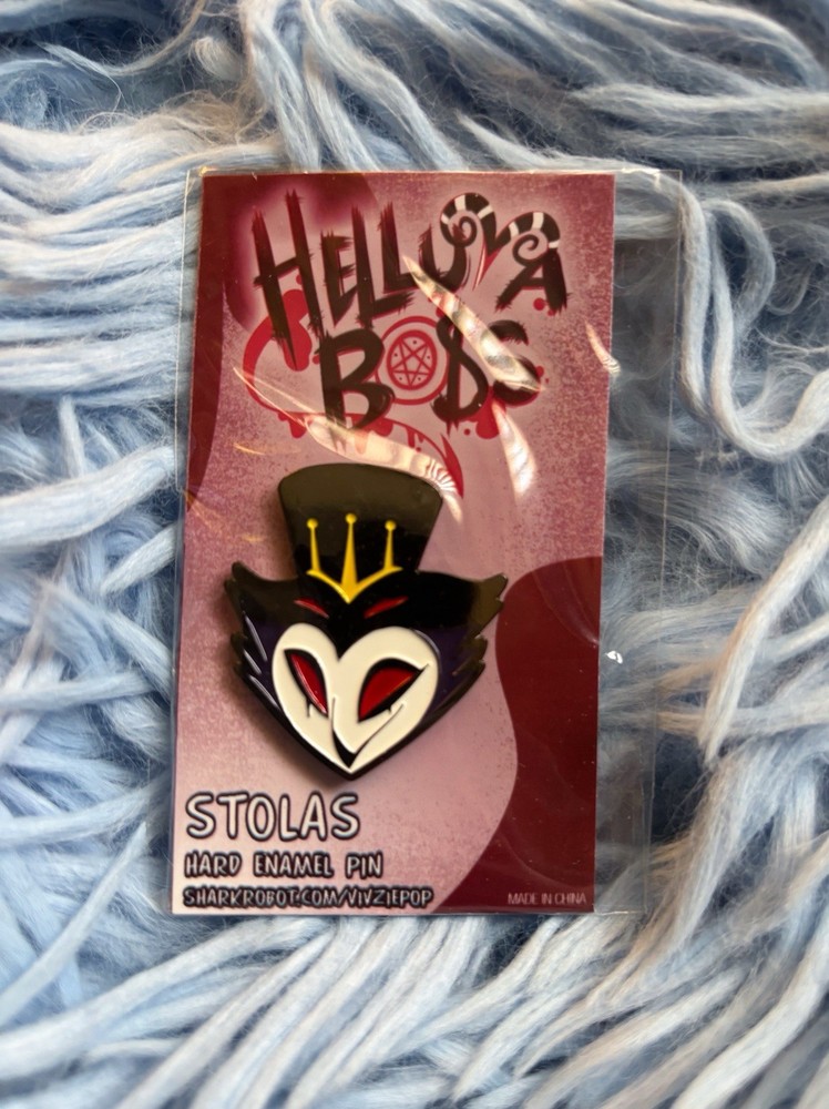 Official Helluva Boss Stolas Enamel Pin - Discontinued
