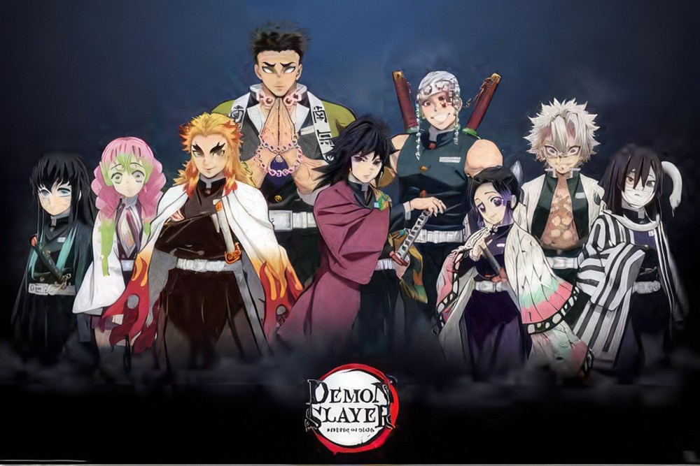Demon Slayer - Anime TV Show Poster (Pillars - Characters Montage) (36
