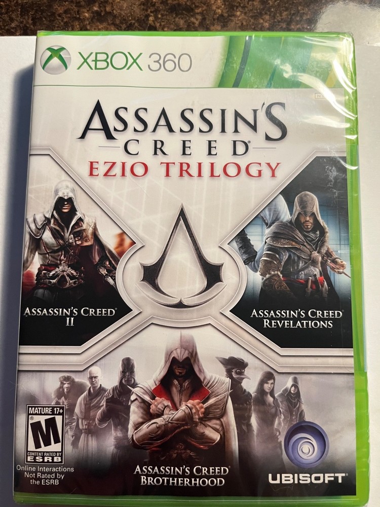 Assassin's Creed: Ezio Trilogy (Microsoft Xbox 360, 2013) BRAND NEW SEALED