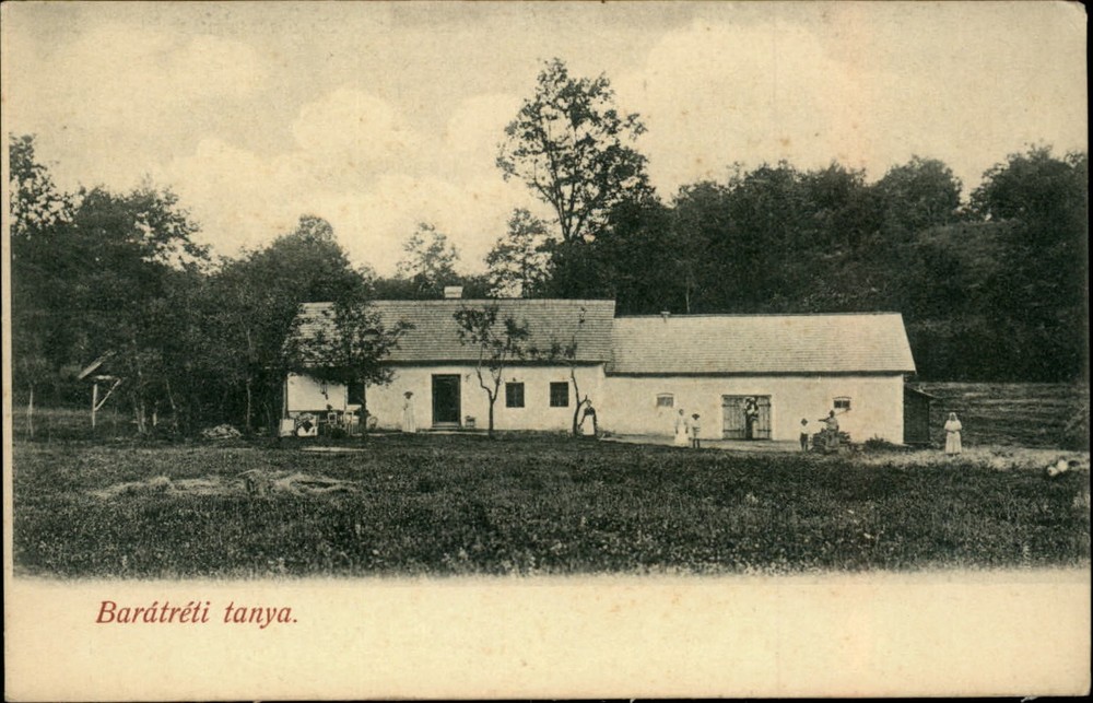 Baratreti tanya Eger Hungary vintage postcard s459