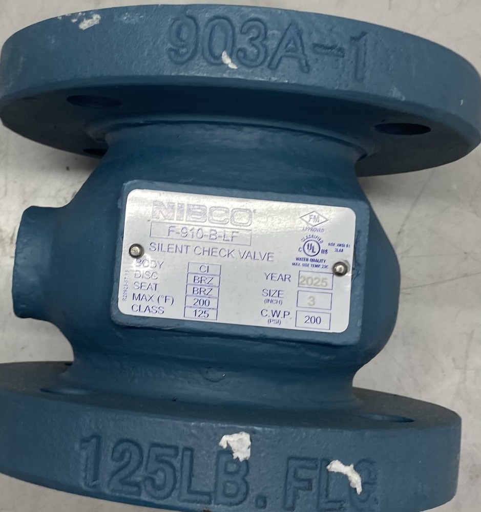 Nibco Cast Iron Silent Check Valve with Bronze Seat 3