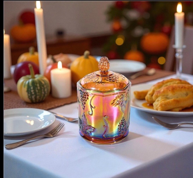 1970 Indiana Glass Harvest Grape 7