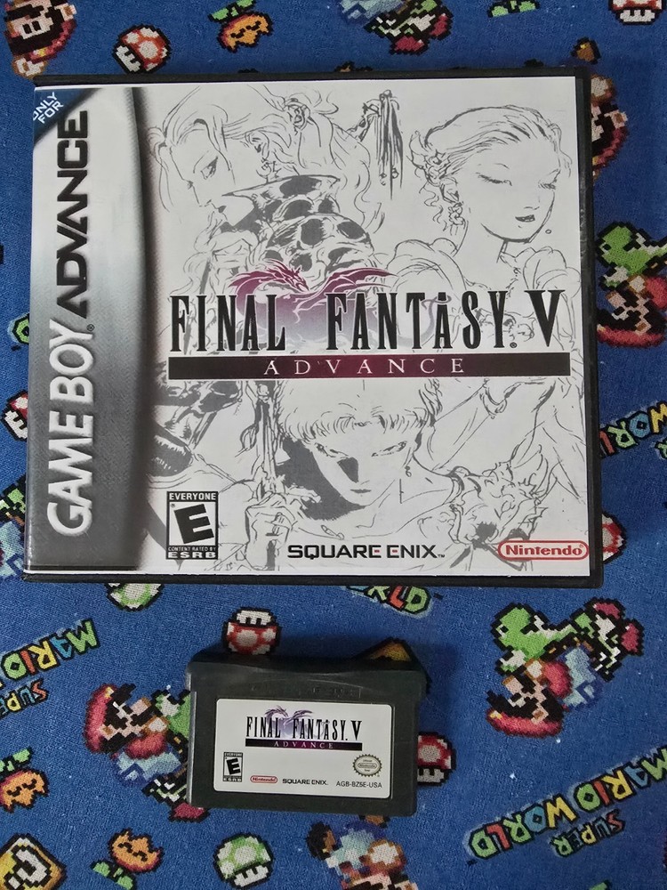 Final Fantasy V Advance (Nintendo Game Boy Advance GBA) Cartridge and Case*