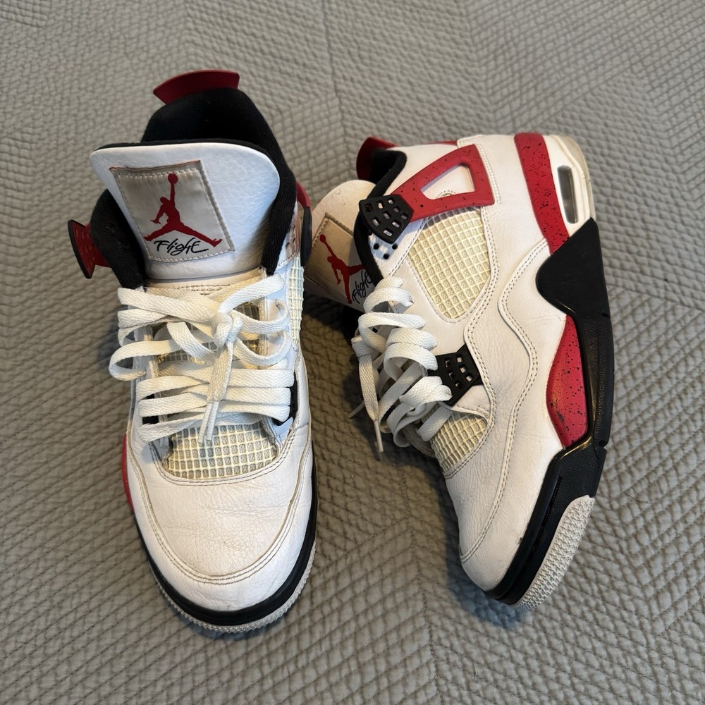 Size 10 - Jordan 4 Retro Red Cement