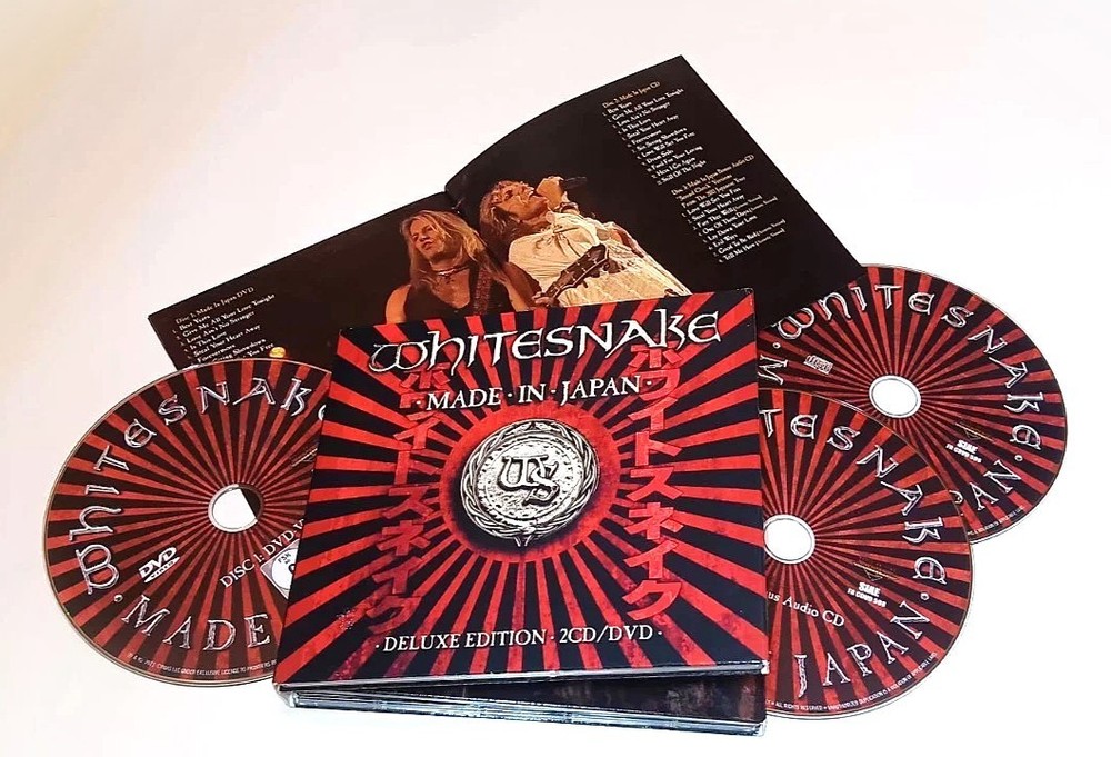 2 Cd + Dvd Set Whitesnake Made In Japan