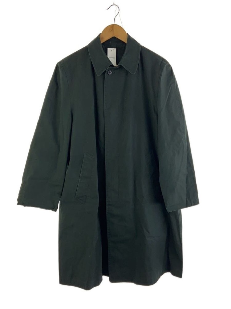 London Fog 70S-80S/Stainless Steel Collar Coat/38/Polyester/Grn/Plain 1599