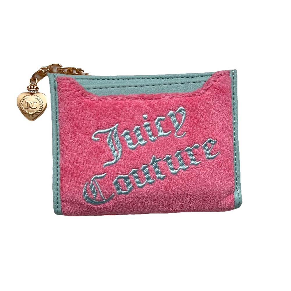 Juicy Couture Gelato On The Beach Bifold w Pullout Wallet Pink Lemonade/Pastel