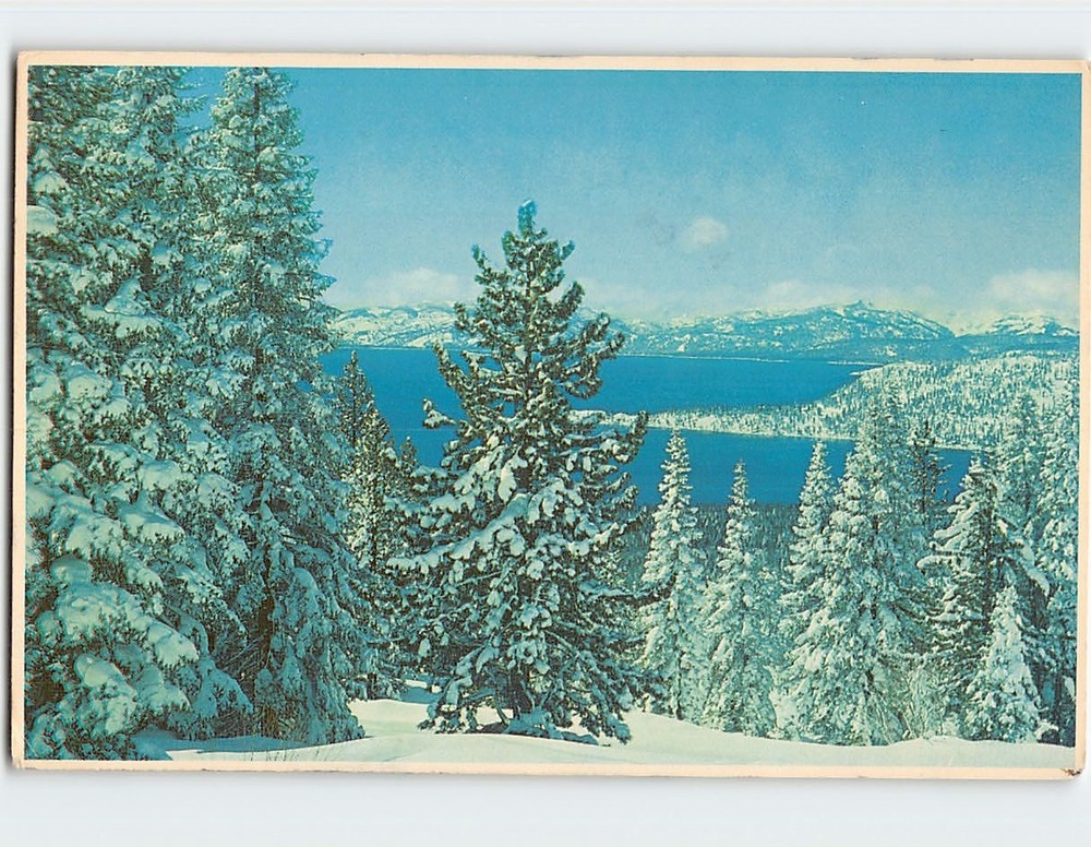 Postcard Crystal Bay Lake Tahoe Crystal Bay Nevada USA