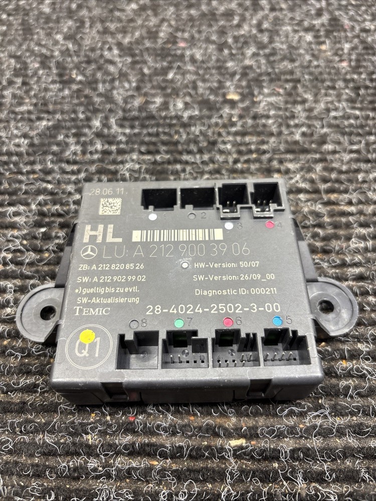 2009-2015  MERCEDES C250 W204  REAR LEFT SIDE DOOR CONTROL MODULE A2129003906